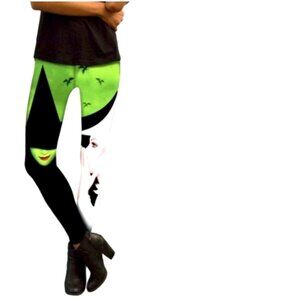 WICKED the Musical Movie Officially Licensed Show Merch Good & Bad Witch Legging